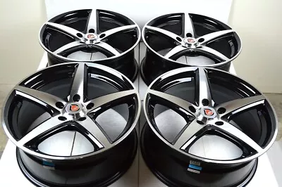 4 New DDR ST1 17x7.5 5x114.3 38mm Black/Machined Face 17  Wheels Rims • $669