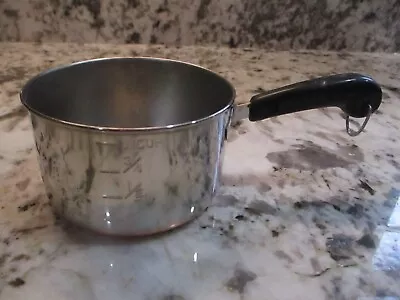 Vtg Revere Ware Pan 1 Cup Melting W Measurements Stainless Steel • $12.99