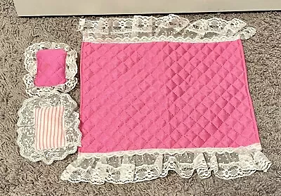 Vintage Barbie Dream Canopy Bedding Comforter Pillow • $15