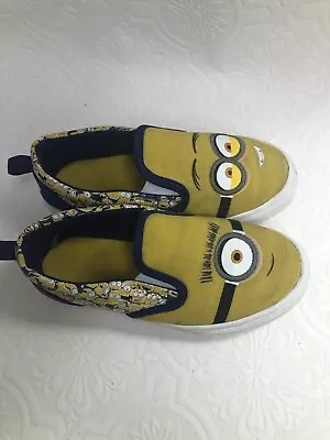 Toddler Boys' NBCUniversal Minions Dual Gore Slip-On Sneakers In Yellow Size 12 • $14.99