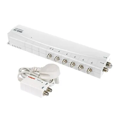 Labgear LDL206BLP 6-way TV And FM DAB Aerial Amplifier With Bypass • £22.99