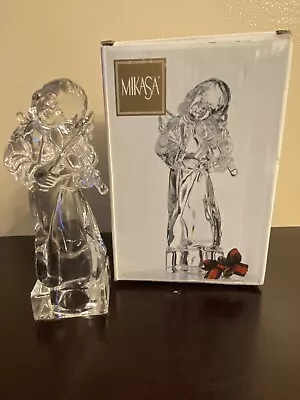 Mikasa Lead Crystal Herald Collection Angelic Violin New In Original Box • $10