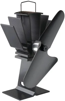 Caframo Ecofan 800 - Heat Powered Wood Stove Fan - Black • £68.80