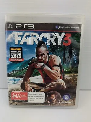 Far Cry 3 PlayStation 3 Ps3 Game Complete PAL T10 • $10.95