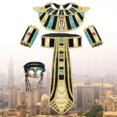 Womens Egyptian Costume  Fashion Dress  For Cosplay Halloween Party • £18.79