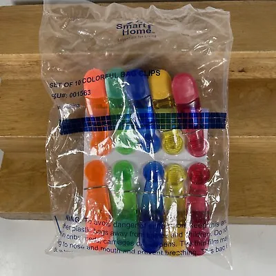 NEW SEALED 10pk Kitchen Chip Snack Fresh Food Storage Seals Bag Clips W Magnets • $15.59