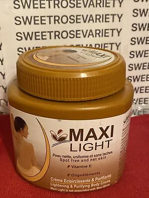 MAXI LIGHT Lightening Body Cream With Vitamin A & E - 135 ML • $10.55