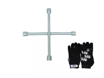 14  4 Way Heavy Duty Forged Steel Universal Lug Wrench With Free Glove • $9.99