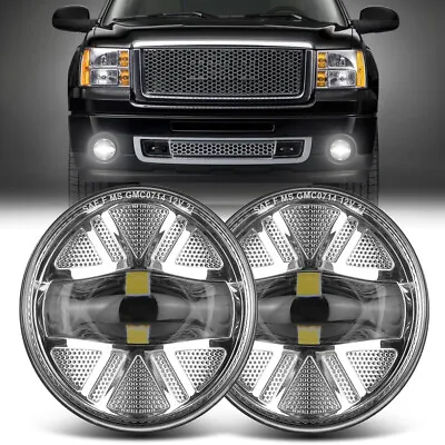 LED Fog Lights Bumper Lamps Assembly For GMC Sierra 1500 2500HD 3500HD 2007-2013 • $59.89