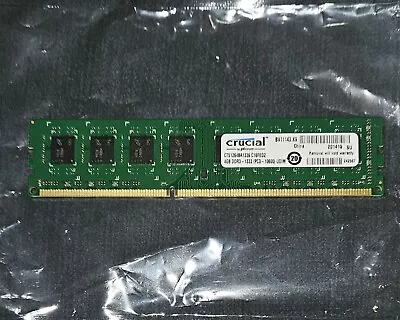 Crucial 4GB DDR3-1333 (PC3 - 10600) UDIM (CT51264BA1339.C16FED2) • £4.99