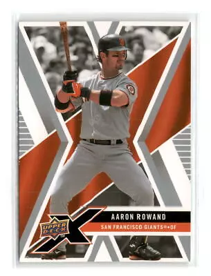 2008 Upper Deck X - #85 - Aaron Rowand - San Francisco Giants • $1.60