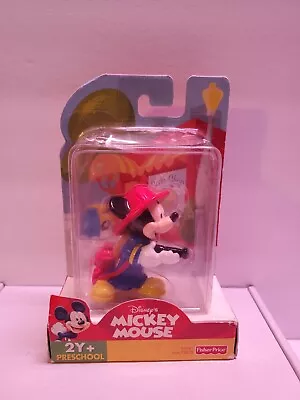 Fisher Price Vintage 2000 Disneys Mickey Mouse Figurine In Box! Firefighter • $17.89