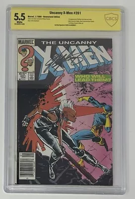 Uncanny X-Men #201 (1986) Signed By Chris Claremont [Newsstand Edition] CBCS Ver • $29.99