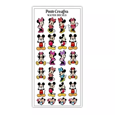 Minnie & Mickey  Nails Water Decals Set • $6