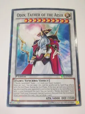 Yugioh!!! SP14-EN050 Odin Father Of The Aesir Starfoil 1st Edition • £8.40