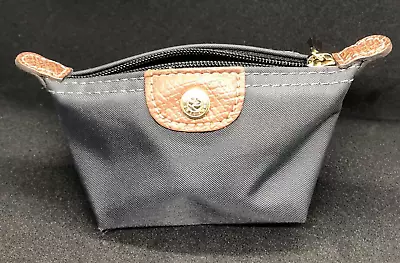 Longchamp Le Pilage  Slate Grey Nylon Coin Purse/wallet • $42.29