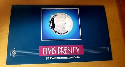 Elvis Presley Five Dollar Commerative Coin Collectible NEW King Of Rock And Roll • $12.99