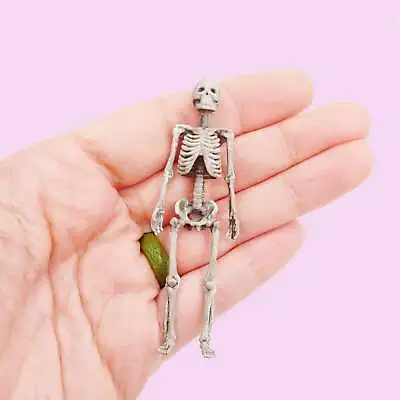 Human Skeleton - 1:24 Scale Miniature For Horror Diorama Dollhouse Crafts • $28