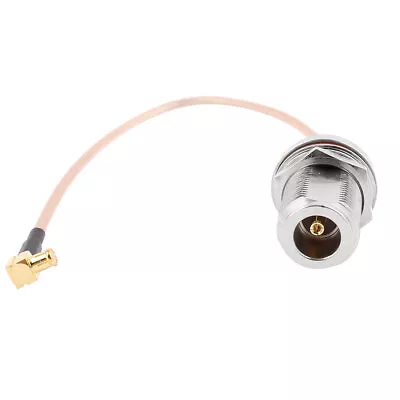 N Female To MCX Male Right Angle Adapter Connector RG316 Coaxial Cable 20cm • $7.87