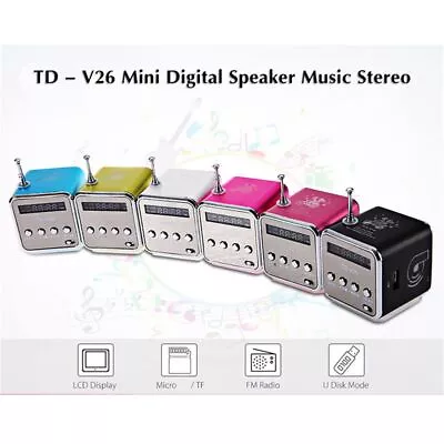 Accessories LINE IN Car Radio Retro Speaker Bluetooth Speaker MP3 Player • $18.02