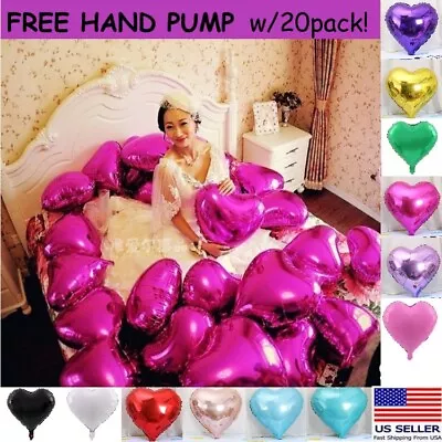 18” Heart Foil Balloon Birthday Wedding Baby Shower Party Celebration Mylar • $19.95