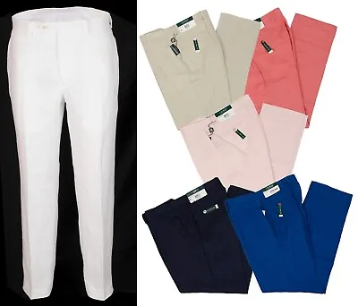 Lauren Ralph Lauren Men's Linen Dress Pants White Blue Red Tan Multisize • $59.90