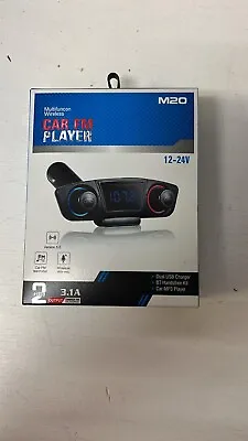 Car FM Player - Multi Function 12-24V 3.1A USB Output • $25