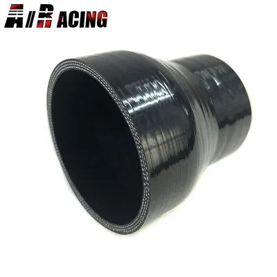 1x 3Ply 2.75  To 2'' Inch Straight Reducer Silicon Hose Coupler Black • $9.99