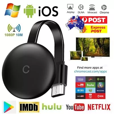 For Chromecast Google Wireless HDMI-Compatible HD Display Media Streaming Video • $24.29