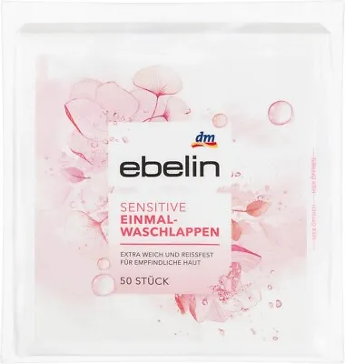 Ebelin Washcloth Sensitive 10 Pack (10 X 50 Count) • £51.64