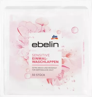 Washcloth Sensitive By Ebelin 1 Pack (50 Piece) • £2.58