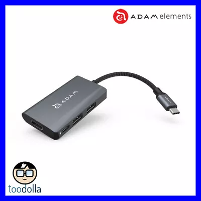 Adam Elements CASA Hub A01m Portable USB-C Dock With USB 3.1 HDMI And 4K Video • $74.90