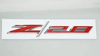 Chrome Red Z/28 Z/ 28 Z28 Front Door Fender Rear Tailgate Emblem 3D Badge • $17.99