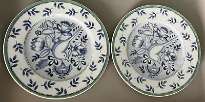 2 Villeroy & Boch Switch 3  Cordoba  8 1/2” Salad Plate Blue Birds In VG Cond! • $35