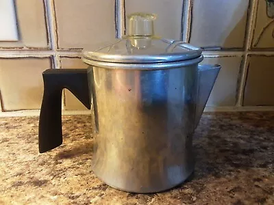 Vintage Mirro Aluminum 4 Cup Percolator For Camp Stove/ Stovetop • $19.95