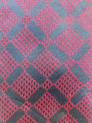 Sulka Darkblue Red Crossover Square Pattern Silk Necktie Tie Mau0921a #g04 • $15.99