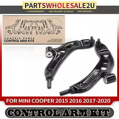 2x Front LH & RH Lower Control Arm W/ Ball Joint For Mini Cooper 2015 2016-2020 • $101.99