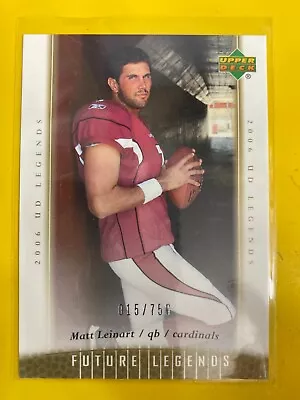 D48512  2006 Upper Deck Legends #173 Matt Leinart ROOKIE #15/750 • $3.95