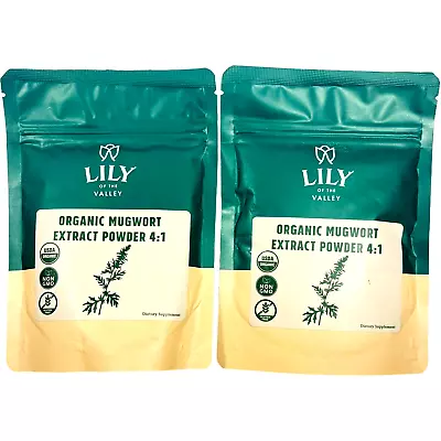 LILY Of The Valley - Organic Mugwort Extract Powder 4:1 - 2 Pack • $19.99