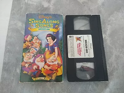 Disneys Sing Along Songs - Snow White: Heigh-Ho (VHS 1994) • $5