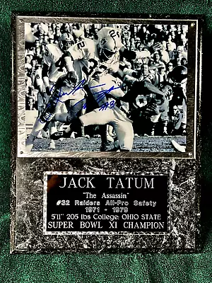 Jack Tatum Oakland Raiders Signed 8x10 Professionally Mounted On 15x12 Plaque • $125