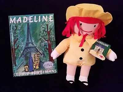 Kohls Cares Madeline Plush Doll 10 Inches With Hardcover Book Set • $89.99