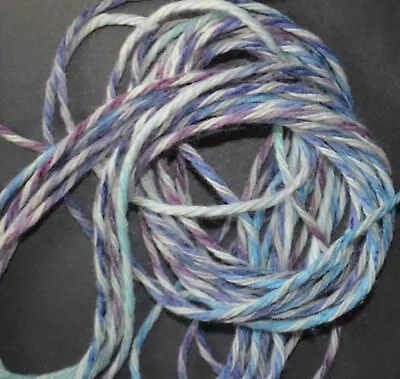 Lion Brand COMFY COTTON BLEND Variegated Striping CLOUD 9 20yd • $0.99