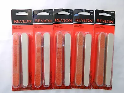 Lot Of 5 Revlon Quality Filing Nail Files 24ct Each • $13.99