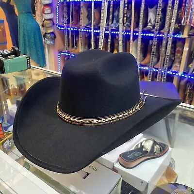 Kids Black Felt Cowboy Hat. Kids Western Cowboy Hat. Sombrero Vaquero De Niño. • $34.99