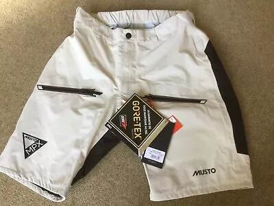£160 • Buy Musto MPX GTX Race Lite Sailing Shorts,SizeM EU50 US40, Platinum, BNWT, RRP £215