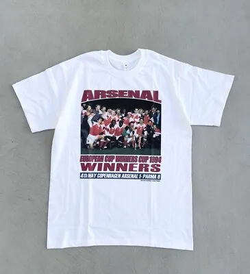 Vintage Vibe Arsenal FC European Cup Memorial T-Shirt SIze L • $35