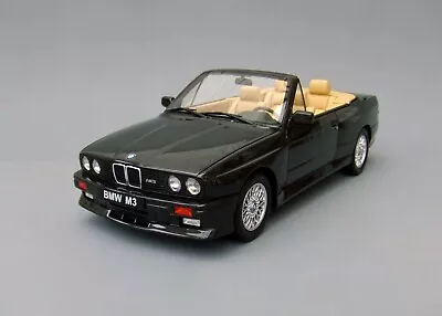 Otto Bmw E30 M3 Convertible..ot1012..diamond Black Met. 1/18 Scale.lhd..stunning • £89.99