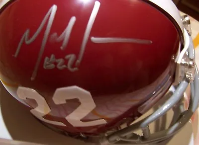 Mark Ingram Signed Autographed 2009 Alabama Crimson Tide Riddell Mini Helmet JSA • $149.99