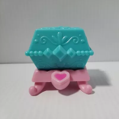 2006 Hasbro My Little Pony Crystal Princess Palace Treasure Chest Box Aqua/Pink • $4